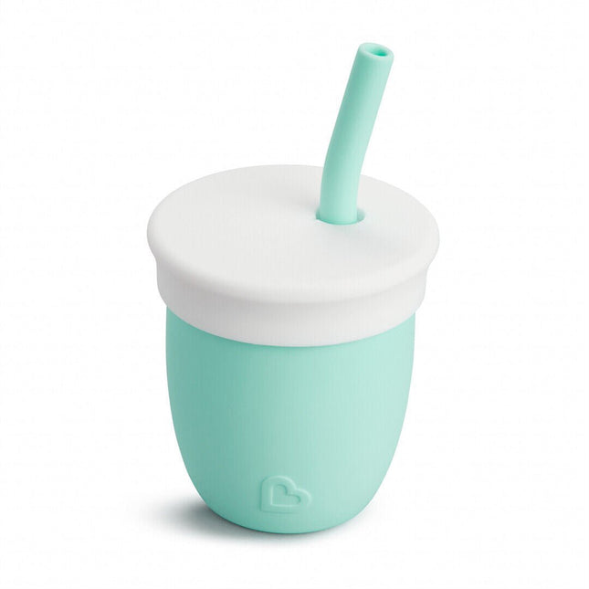 Munchkin Rietjesbeker Silicone Green - Munchkin - Babywinkel - 5019090900546