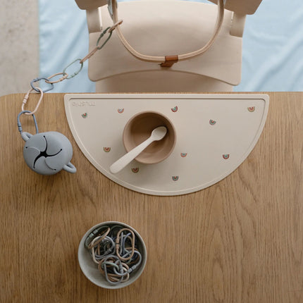 Mushie Baby Kom Siliconen Natural koop je bij Babywinkel