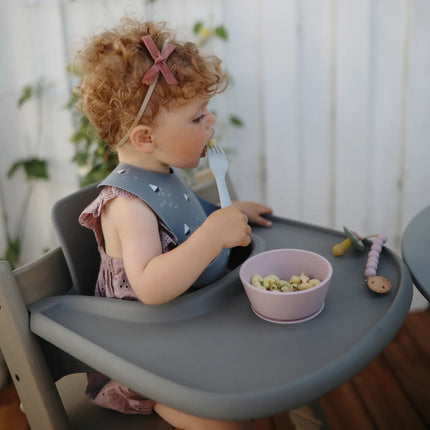 Mushie Baby Kom Siliconen Soft Lilac - Mushie - Babywinkel - 810052464312