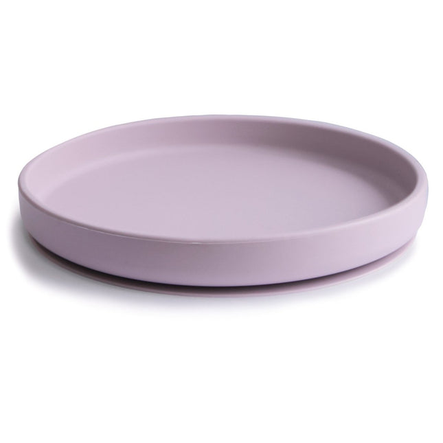 Mushie Babybord Soft Lilac koop je bij Babywinkel