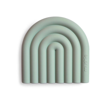 Mushie Bijtring Regenboog Cambridge Blue - Mushie - Babywinkel - 810052461038