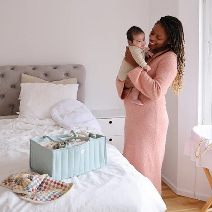 Mushie Draagbare Luier Organizer Roman Green koop je bij Babywinkel
