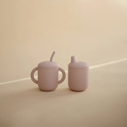 Mushie Drinkbeker Met Tuit Soft Lilac - Mushie - Babywinkel - 810052464589