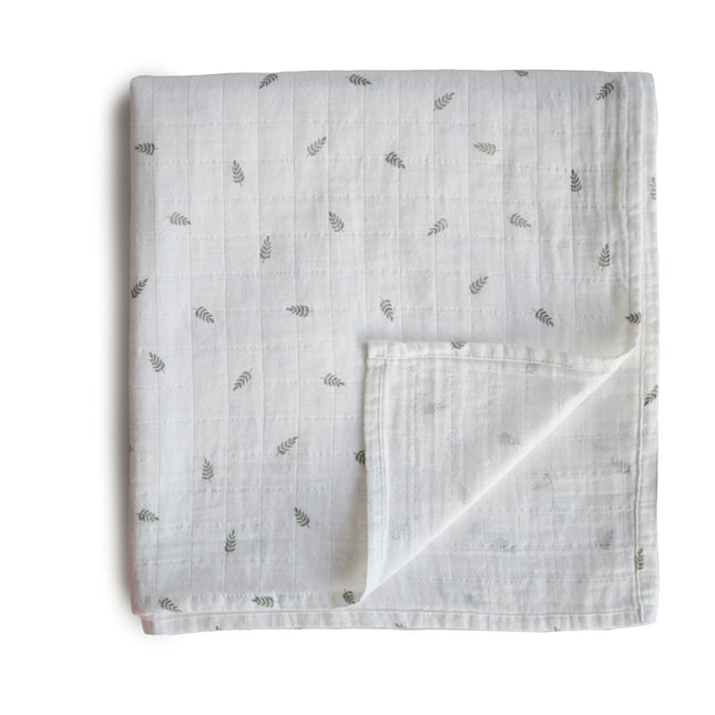 Mushie Hydrofiele Doek Leaves XL - Mushie - Babywinkel - 810052464459