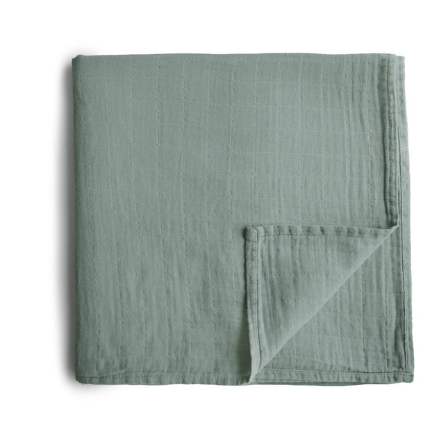 Mushie Hydrofiele Doek Roman Green XL - Mushie - Babywinkel - 7426999779186