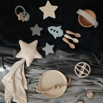 Mushie Knuffeldoekje Lovey Star Fog - Mushie - Babywinkel - 810052465593