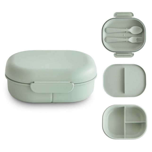 Mushie Lunchbox Sage koop je bij Babywinkel