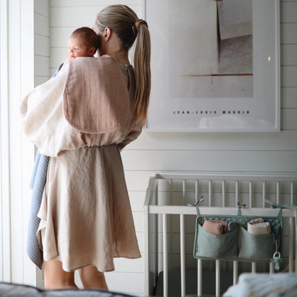 Mushie Monddoekje Set Blush/Fog 2st - Mushie - Babywinkel - 810052460277