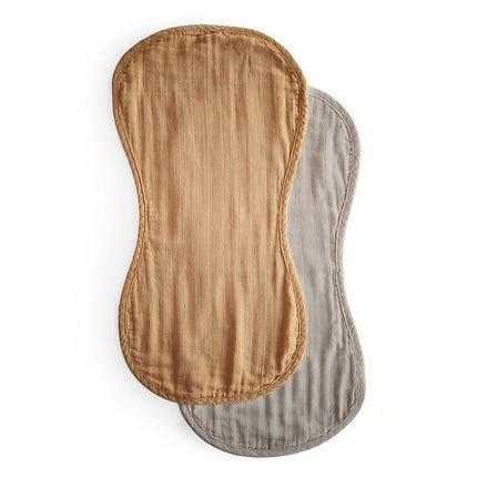 Mushie Monddoekje Set Fall Yellow/Fog 2st - Mushie - Babywinkel - 810052460284