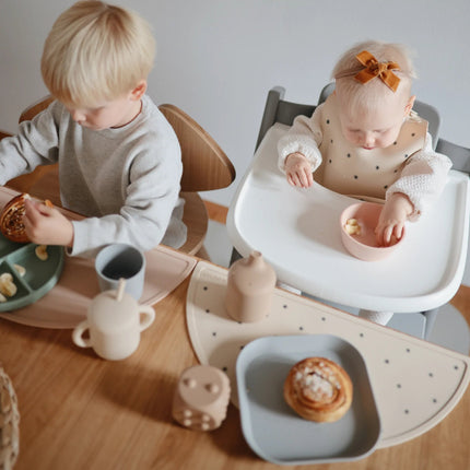 Mushie Placemat Black Daisy - Mushie - Babywinkel - 810052468433