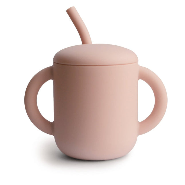 Mushie Rietjesbeker Blush - Mushie - Babywinkel - 810052464480