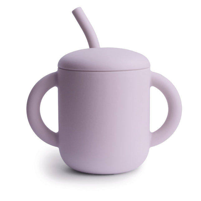 Mushie Rietjesbeker Soft Lilac - Mushie - Babywinkel - 810052464510