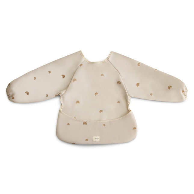 Mushie Slabbetje Lange Mouwen Rainbows - Mushie - Babywinkel - 840355800494