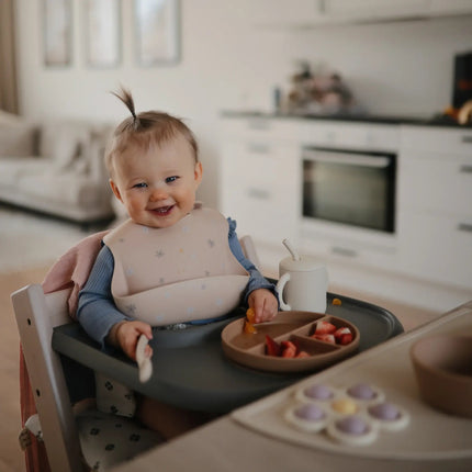 Mushie Slabbetje Silicone Daisy - Mushie - Babywinkel - 7426999778516