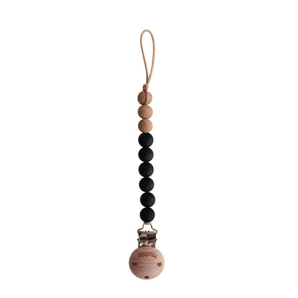 Mushie Speenkoord Eva Black - Mushie - Babywinkel - 810052466873