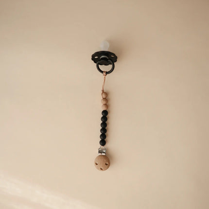 Mushie Speenkoord Eva Black - Mushie - Babywinkel - 810052466873