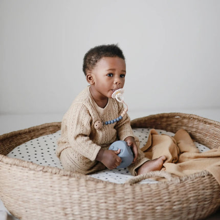 Mushie Speenkoord Eva Iron - Mushie - Babywinkel - 810052466941