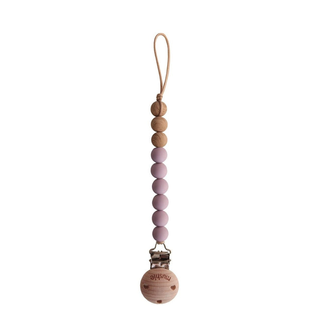 Mushie Speenkoord Eva Mauve - Mushie - Babywinkel - 810052466958