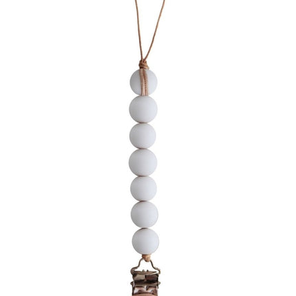 Mushie Speenkoord Halo White - Mushie - Babywinkel - 7426999779520