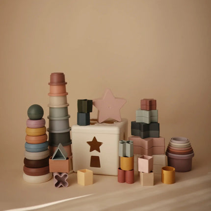 Mushie Stapeltoren Bekers - Mushie - Babywinkel - 7426999779346