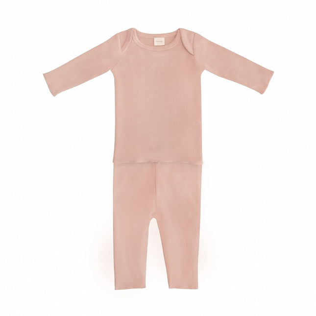 Mushie Two Pieces Set Roze koop je bij Babywinkel