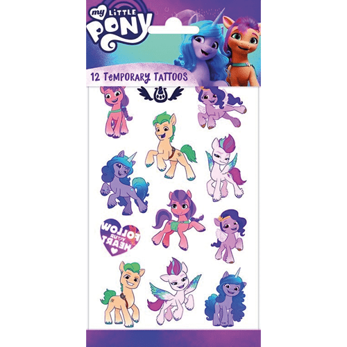 My Little Pony Tattoos 12st - Babywinkel - 8718819314431