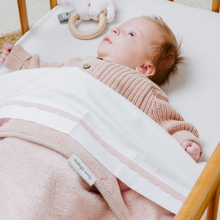 Newborn deken Cozy urban taupe - 65x75 cm - Babywinkel - 8721052100945