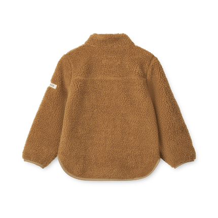 Nolan Pile Jacket Golden caramel oat mix koop je bij Babywinkel