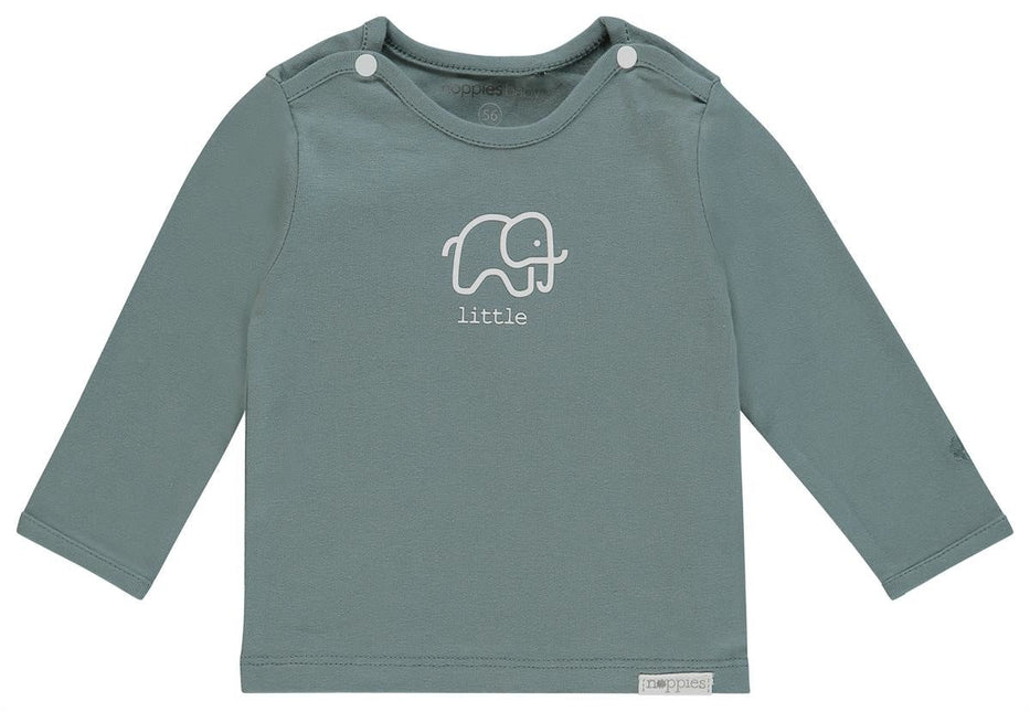 Noppies Baby Shirt Amanda Olifantje Dark Green - Noppies - Babywinkel - 8719788187279