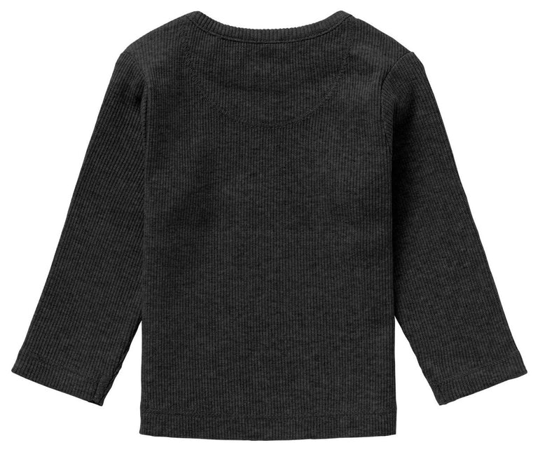 Noppies Baby Shirt Natal Dark Grey Melange - Noppies - Babywinkel - 8719788631314