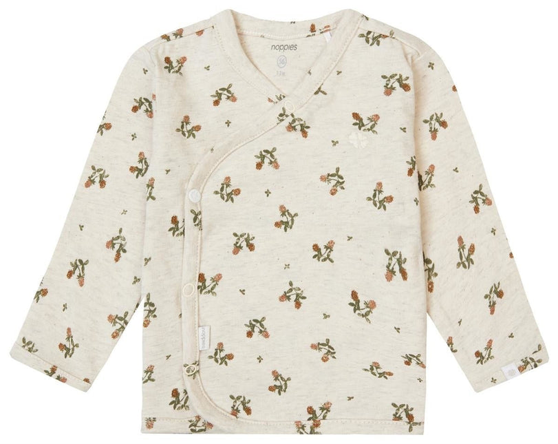 Noppies Baby Shirt Nicosia Ras1202 Oatmeal - Noppies - Babywinkel - 8719788763114