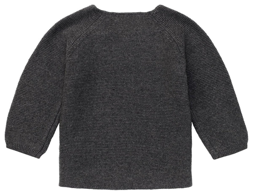 Noppies Baby Vestje Pino Dark Grey Melange - Noppies - Babywinkel - 8719788631895