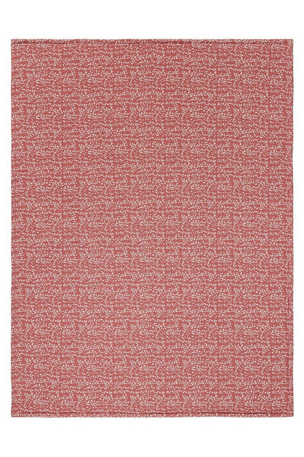 Noppies Ledikantdeken Dot Jersey Omkeerbaar Brick Dust koop je bij Babywinkel