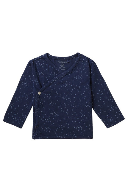 Noppies Overslag Shirt Baby Lange Mouwen Nantes Black Iris - Noppies - Babywinkel - 8719788882556