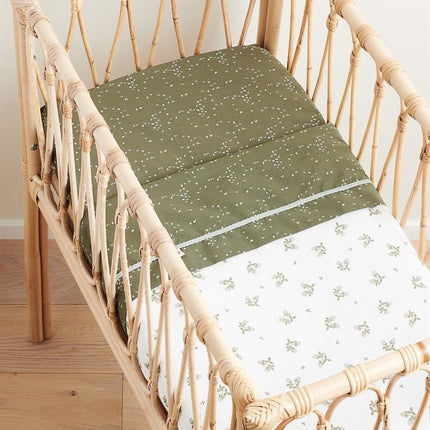 Noppies Wiegdeken Clover Mousseline Omkeerbaar Beetle 75x100cm - Noppies - Babywinkel - 8719788633196