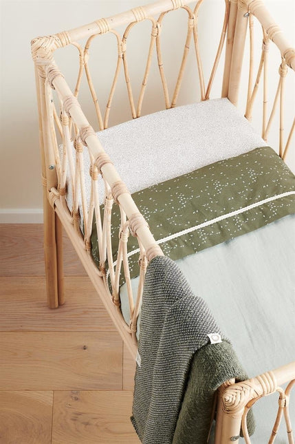 Noppies Wiegdeken Gevuld Mousseline Omkeerbaar Beetle 75x100cm koop je bij Babywinkel