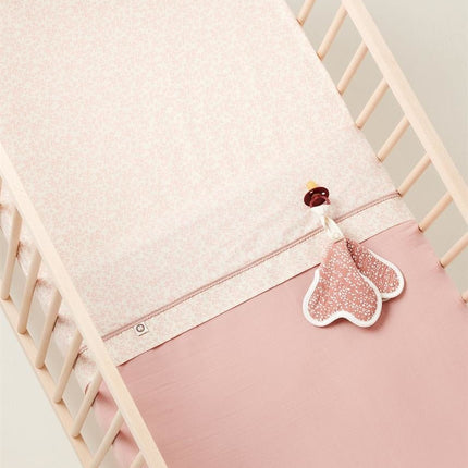 Noppies Wiegdeken Gevuld Mousseline Omkeerbaar Misty Rose 100x140cm - Noppies - Babywinkel - 8719788633271