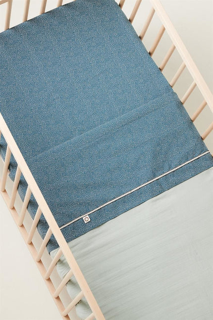 Noppies Wiegdeken Gevuld Mousseline Omkeerbaar Puritan Gray - Noppies - Babywinkel - 8719788633288