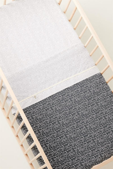 Noppies Wieglaken Tiny Dot Popeline 2 - Weg Jet Stream koop je bij Babywinkel