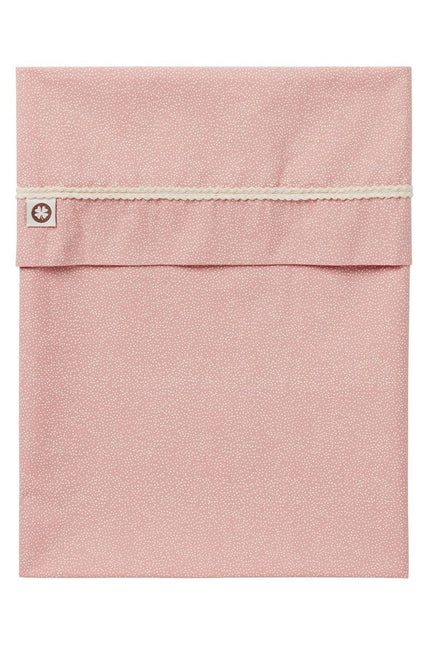 Noppies Wieglaken Tiny Dot Popeline 2 - Weg Misty Rose 80x100cm koop je bij Babywinkel