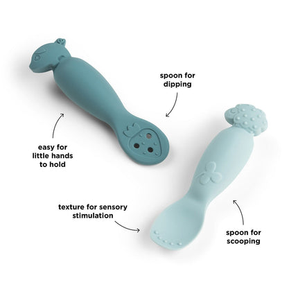 Oefenlepel set Tiny farm Blue koop je bij Babywinkel