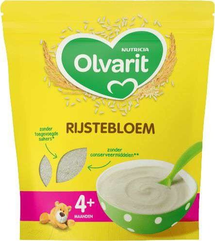 Olvarit Babyvoeding Rijstebloem 4+ Maanden - Olvarit - Babywinkel - 3041091579096