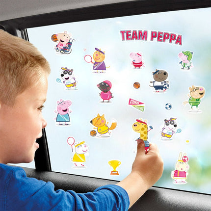 Peppa Pig Raamstickers - Babywinkel - 8714274360129