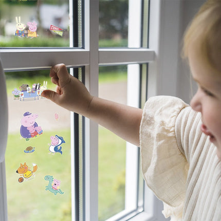 Peppa Pig Raamstickers - Babywinkel - 8714274360129