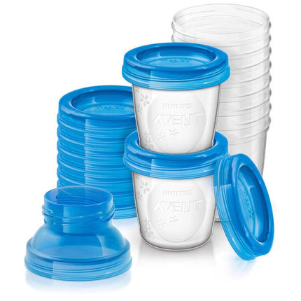 Philips Avent Bewaarbekers Moedermelk 180ml 10st - Philips Avent - Babywinkel - 8710103671572