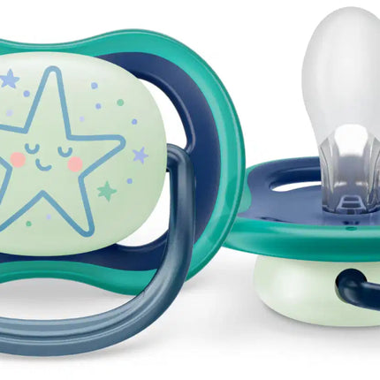 Philips Avent Fopspeen +6 Maanden Air Night Mix - Philips Avent - Babywinkel - 8720689012966