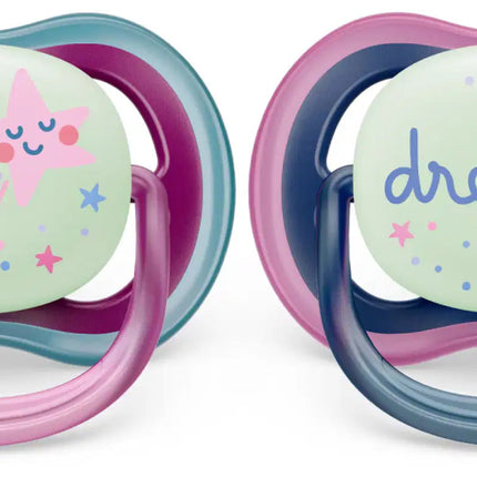 Philips Avent Fopspeen +6 Maanden Air Night Mix - Philips Avent - Babywinkel - 8720689012966