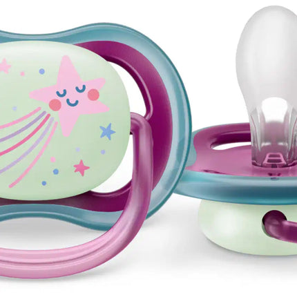 Philips Avent Fopspeen +6 Maanden Air Night Mix - Philips Avent - Babywinkel - 8720689012966