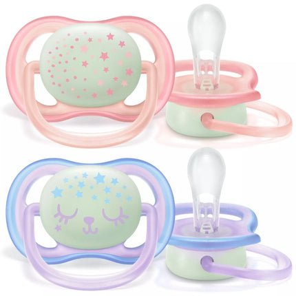 Philips Avent Fopspeen Air Night Mix +0Mnd 2st - Philips Avent - Babywinkel - 8710103900771