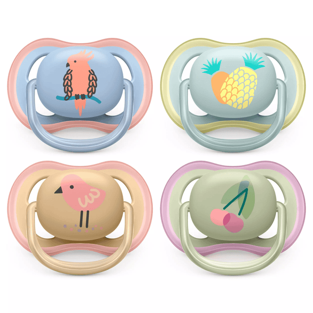 Philips Avent Fopspeen Mix Fruit Air +0Mnd 2st - Philips Avent - Babywinkel - 8710103993032